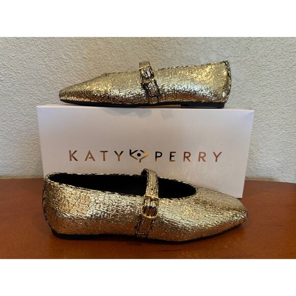 Katy Perry The Evie Mary Jane – Gold – Women’s Size 5 (EU 35) - NEW in Box - Picture 5 of 10